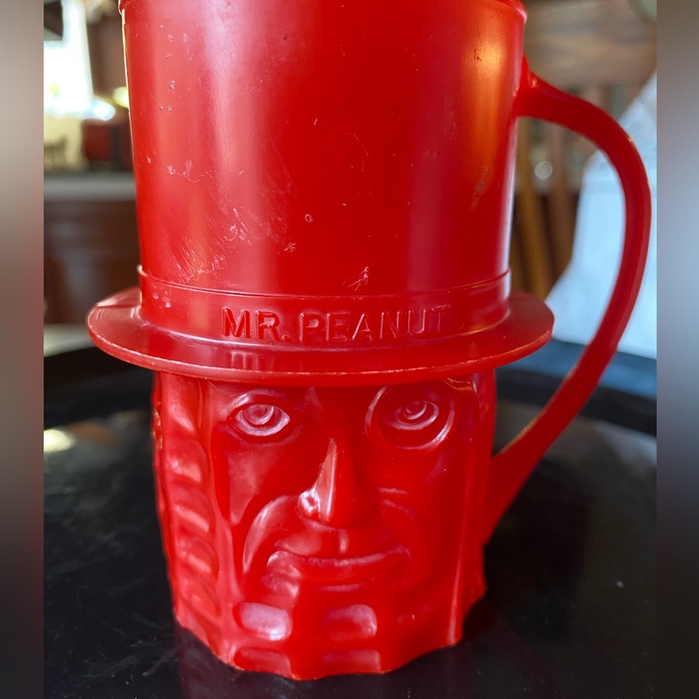 Vintage Mr. Planter Peanut Red Mug
